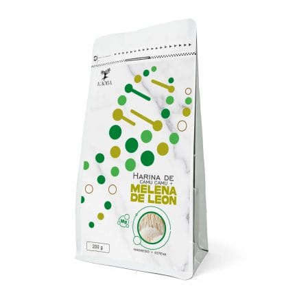 Bolsa de Melena de León en Polvo 200g Extracto Premium - Hongo para la memoria y enfoque